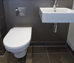 toilet en wastafel